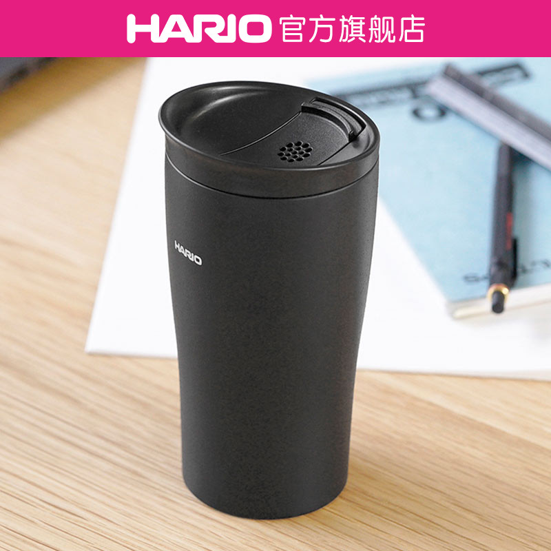 HARIO不锈钢滑盖保温杯