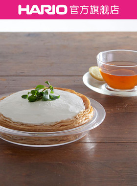 【旗舰店】HARIO耐热玻璃果盘烤盘家用烘培甜品盘摆盘套装HPZ