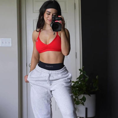 GYMSHARK可拆卸细带褶皱纯色文胸