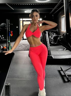 柔软BomB蜜见Fitness BOMBSHELL内衣美背紧身蜜桃显臀健身裤运动