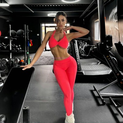 柔软BomB蜜见Fitness BOMBSHELL内衣美背紧身蜜桃显臀健身裤运动