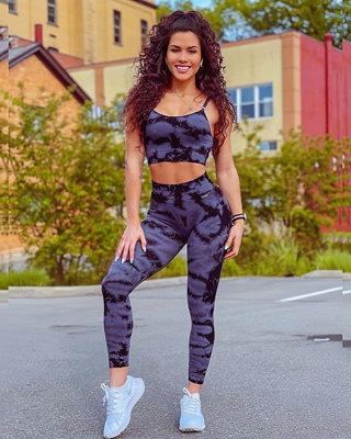 bombshell健身女高腰舒适紧身裤