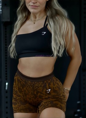 BOMB蜜见FITNESS GYM鲨鱼单性感美背香肩单带运动健身防走光文胸