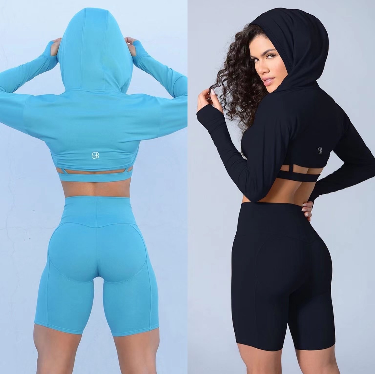 bombshell长袖速干连帽女款卫衣