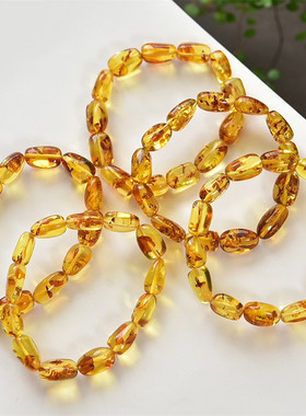 花珀随行手链蜜蜡手串女礼物