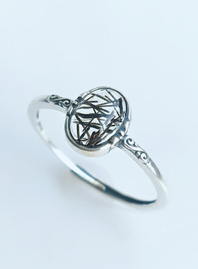 女黑发晶复古活口百搭