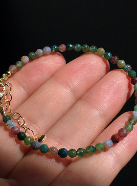 女水草玛瑙手链名族风简约