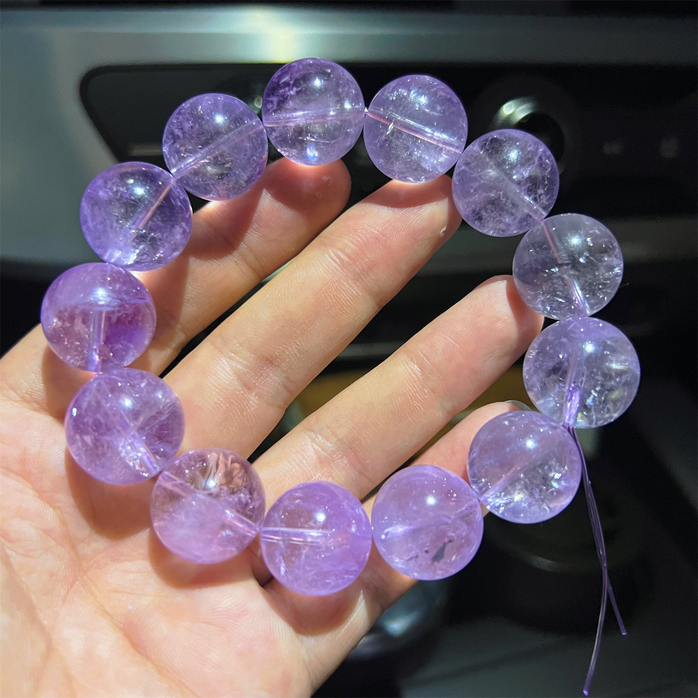 天然玻利维亚紫水晶手链科鲁兹紫阿塞碎冰冰薰衣草紫晶手串爆闪,饰品/流行首饰/时尚饰品新,手饰/手串,淘宝优惠券,粉丝福利购,淘宝优惠卷