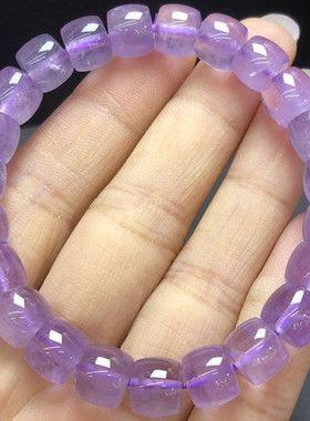 女款天然紫水晶薰衣草手链礼物