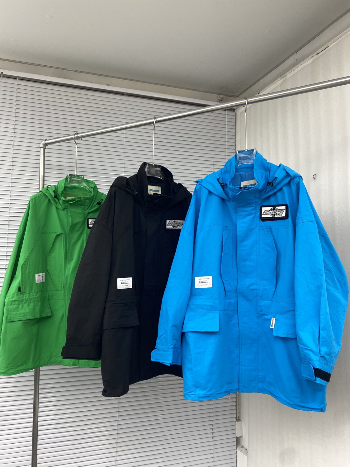 风衣外套韩版宽松连帽工装