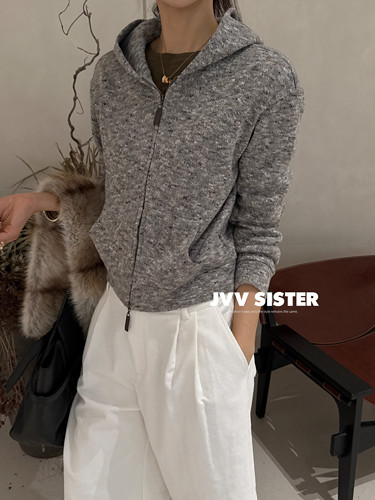 JVV美式复古宽松休闲百搭上衣女2026秋冬新款上衣女外套91296