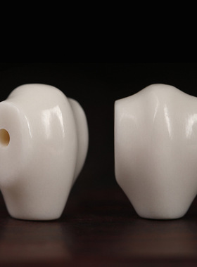 鹿角雕鲨鱼背 三通佛头DIY手串项链材料菩提金刚配饰文玩饰品