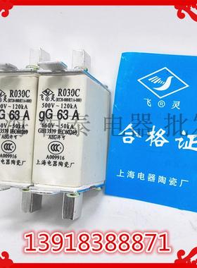 飞灵陶瓷熔断器NT00C RO30C RT20-000 R030C 32A63A80A125A熔芯