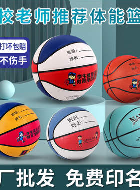 儿童篮球5号小学生4号幼儿园少儿中考6号专用训练7号耐磨吸湿软皮