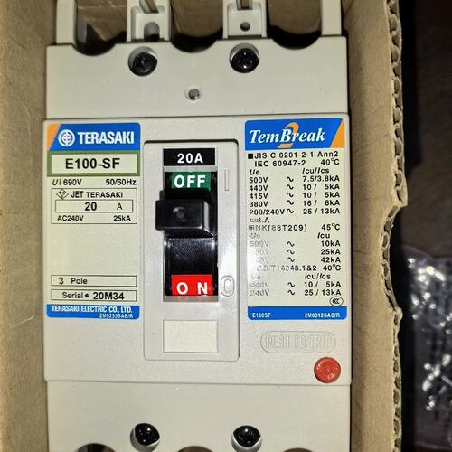 议价TERASAKI塑壳断路器E100-SFE100SFe100-sfe100sfE100SFE50-SF