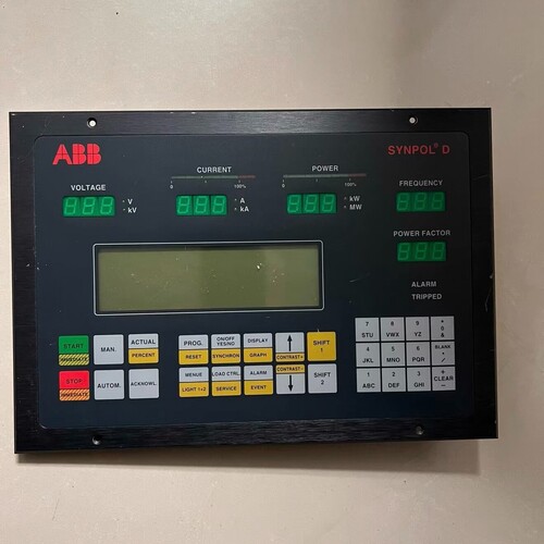 ABB SYNPOL D副机控制面板 功率管理操作面板 CM ~议价
