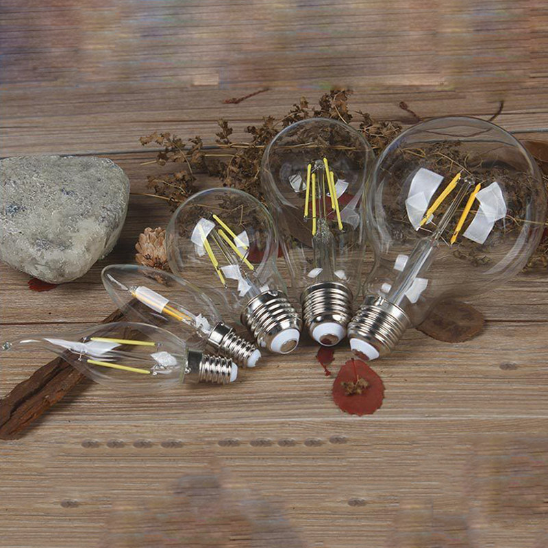 E14螺口暖白光源蜡烛灯泡