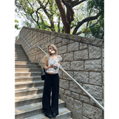 ski 女春 妮味儿私服垂感直筒休闲显瘦西裤 byTannin赤兔版 型牛牛