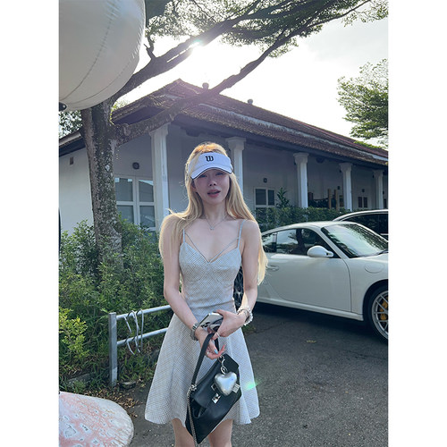 skibyTannin锡耶纳复古碎花裙