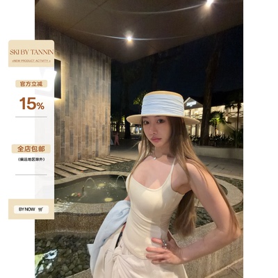 skibyTannin挂脖吊带背心