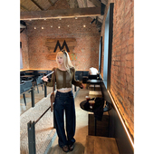 ski 女秋 老钱莱赛尔直筒显瘦原色牛仔裤 Tannin赤兔逆天腿精