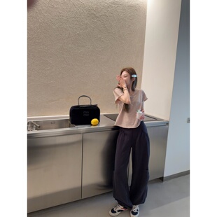 女春 裤 skibyTannin赤兔舒服裤 68天丝16亚麻16棉休闲藏青口袋工装