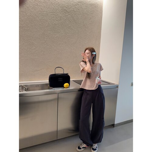 skibyTannin口袋工装裤