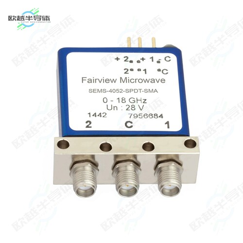 SEMS-4052-SPDT-SMA[射频元件EM RELAY SWITCH 18 GHZ 28 V SMA]