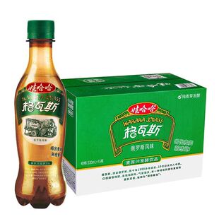 娃哈哈格瓦斯饮料330mlX15瓶整箱液体面包麦芽汁碳酸可乐饮品 包邮