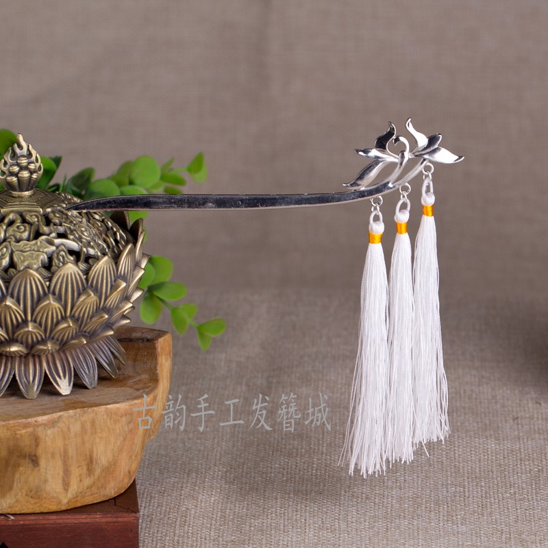 新品 锦绣未央李长乐同款复古发簪配饰 古典汉服发饰步摇流苏饰品