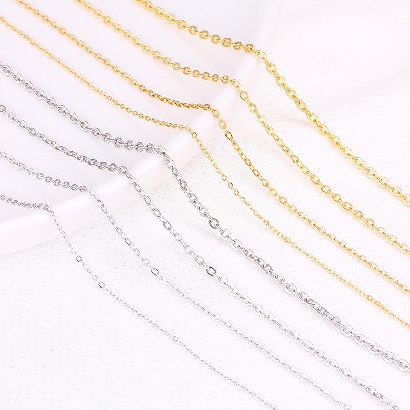 不锈钢钛钢扁十字链扁O链子手工diy手链项链材料流苏链条饰品配件,饰品/流行首饰/时尚饰品新,链条,淘宝优惠券,粉丝福利购,淘宝优惠卷