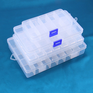 透明可拆卸收纳盒串珠散珠手作材料零件首饰品耳钉配件整理归纳盒