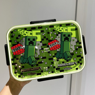 澳洲Smiggle便当盒饭盒我的世界餐包单肩便当包保温包手提收纳礼