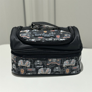 澳洲Smiggle便当盒饭盒黑游戏手柄兔子收纳餐包单肩包保温包冰包