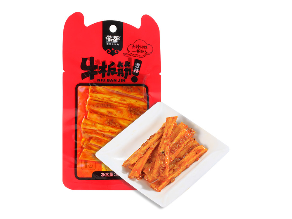 蒙都牛板筋内蒙特产肉铺小吃麻辣味牛肉干小包装