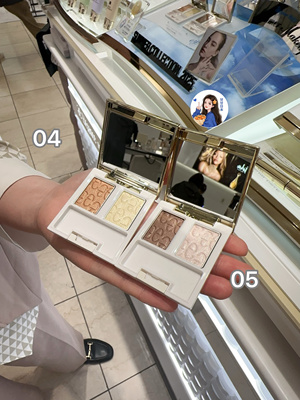 超人气 日本专柜 Elegance雅莉格丝 2025新品双色眼影04 05两色盘