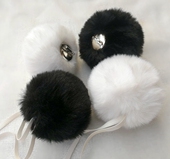 兔尾巴兔娘萌系cosplay动漫道具哥特洛丽塔兔子毛球尾巴 包邮