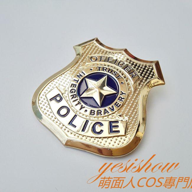 兔朱迪徽章疯狂动物城校徽胸针