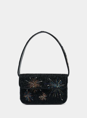 Staud Tommy串珠单肩包 - 粘胶纤维 - 多色