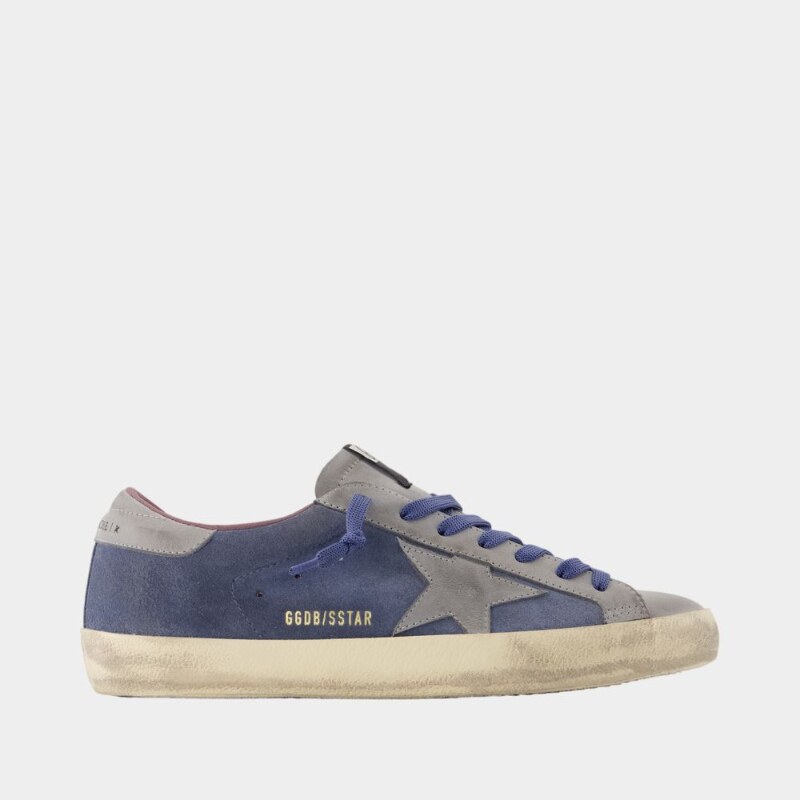 Golden Goose GGDB Super Star 运动鞋 - 皮质 - 蓝色