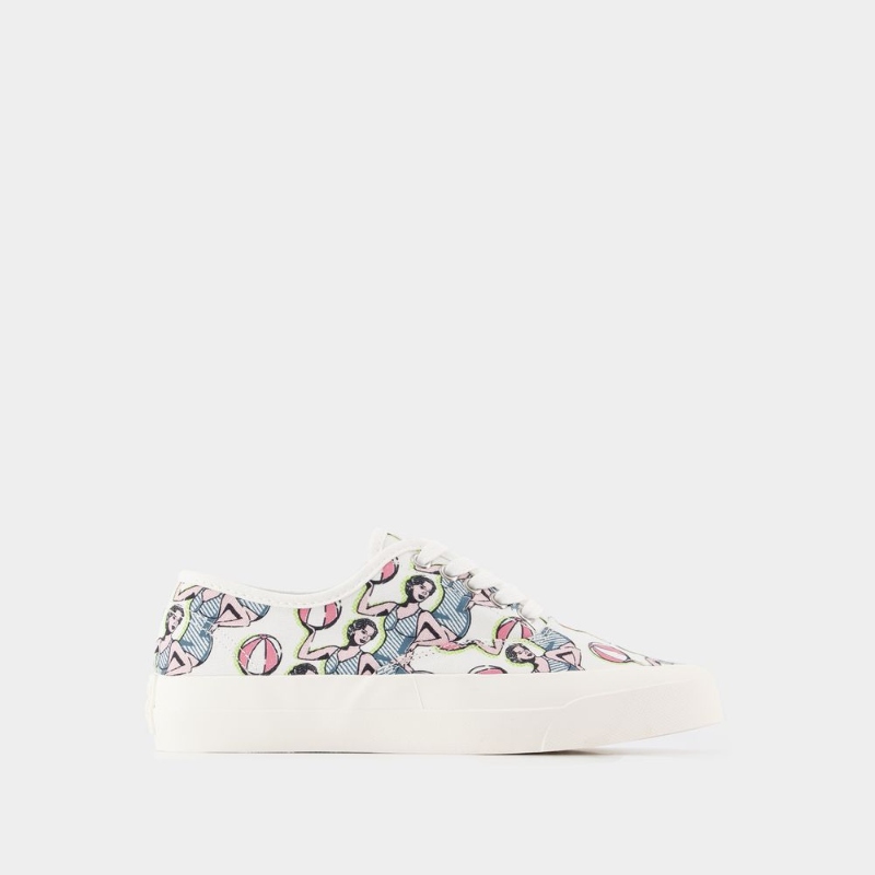 Maison Kitsune Sneakers Dancing Girls 厚底帆布运动休闲鞋
