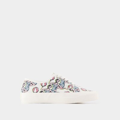 Maison Kitsune Sneakers Dancing Girls 厚底帆布运动休闲鞋