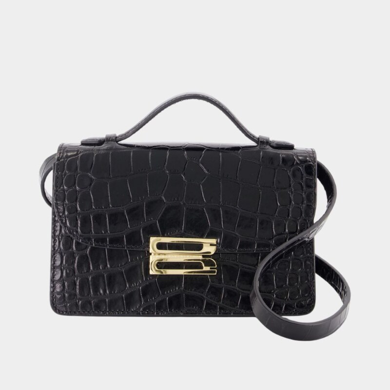Victoria Beckham Dorian 小号单肩包 - 皮质 - 黑色