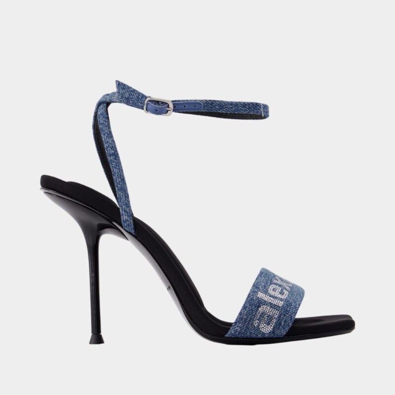 亚历山大王 Alexander Wang Julie Billboard 105mm 高跟鞋 - 棉