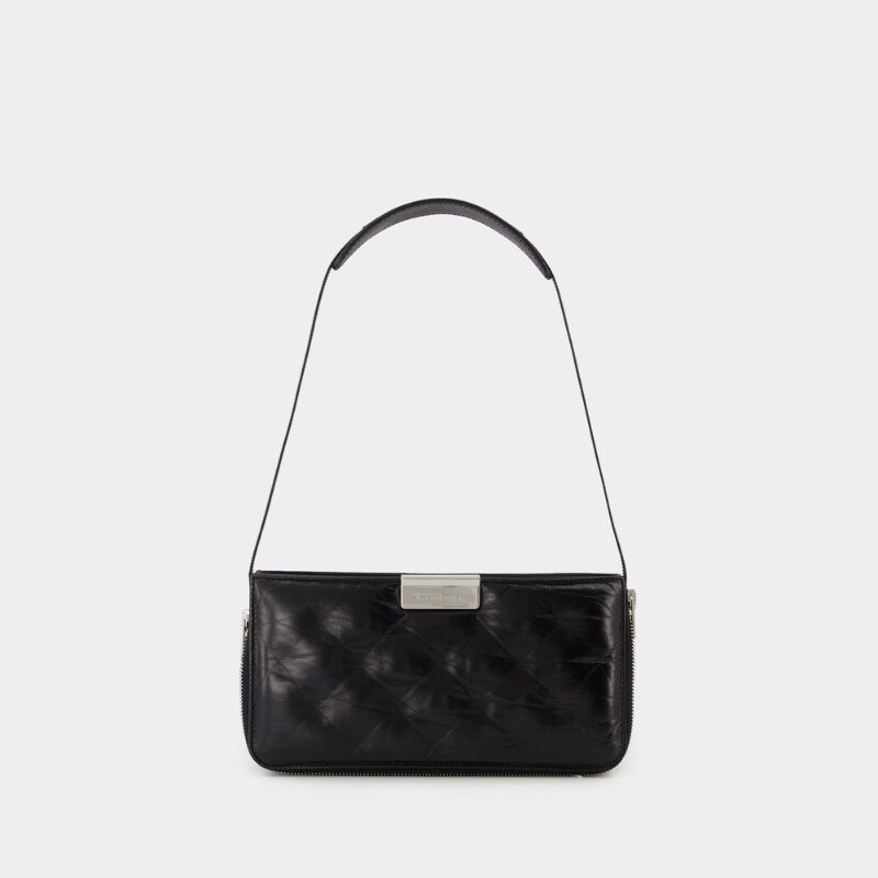 亚历山大王 Alexander Wang Siren包-皮质-黑色