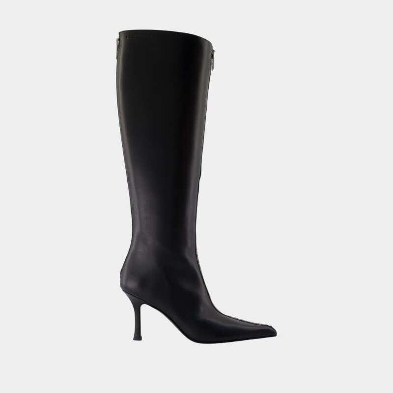 亚历山大王 Alexander Wang;Vera 85 毫米及膝拉链靴