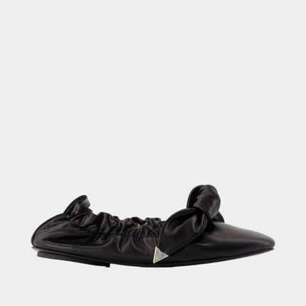 Toga Pulla Aj1454 芭蕾舞鞋 - 皮质 - 黑色