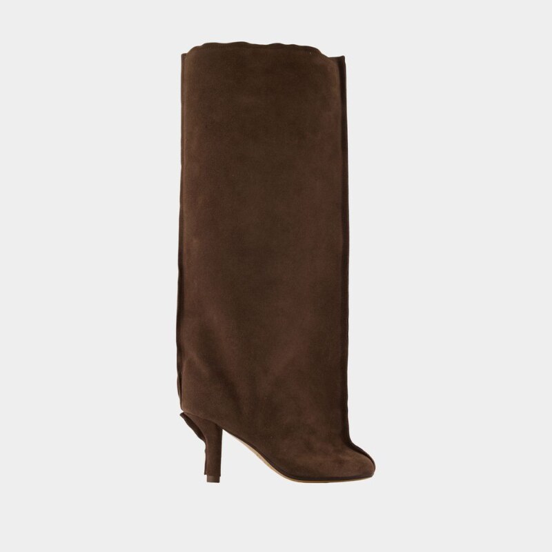 马吉拉 MM6 Maison Margiela 靴子-皮质-棕色