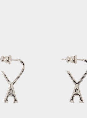 【粉丝专享】AMI Paris Adc 耳环 -金属-银色