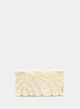 Cult Gaia Aura Clutch 手拿包- 亚克力 - 象牙色